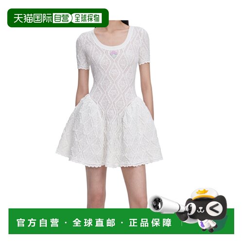 1h可退 香港直邮SELF-PORTRAIT 女士连衣裙 SS26057SW SS2026 白