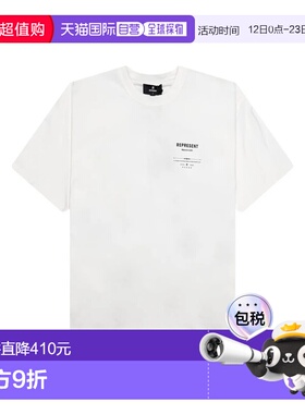 1h可退 香港直邮Represent 男士 MLM100286/AGED 白色T恤 MLM1002