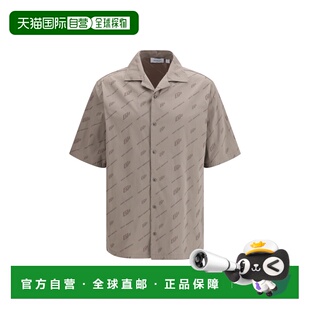 1h可退 香港直邮off-white 男士 印花保龄球衬衫 44XGG01FS26F008