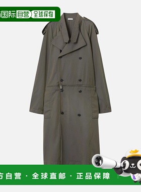 香港直邮BURBERRY 女士风衣 8087693A1273 SS2024 军绿色 BURBERR