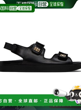 1h可退 香港直邮Givenchy 纪梵希 女士 黑色 4G 凉鞋 BE3087E1UB