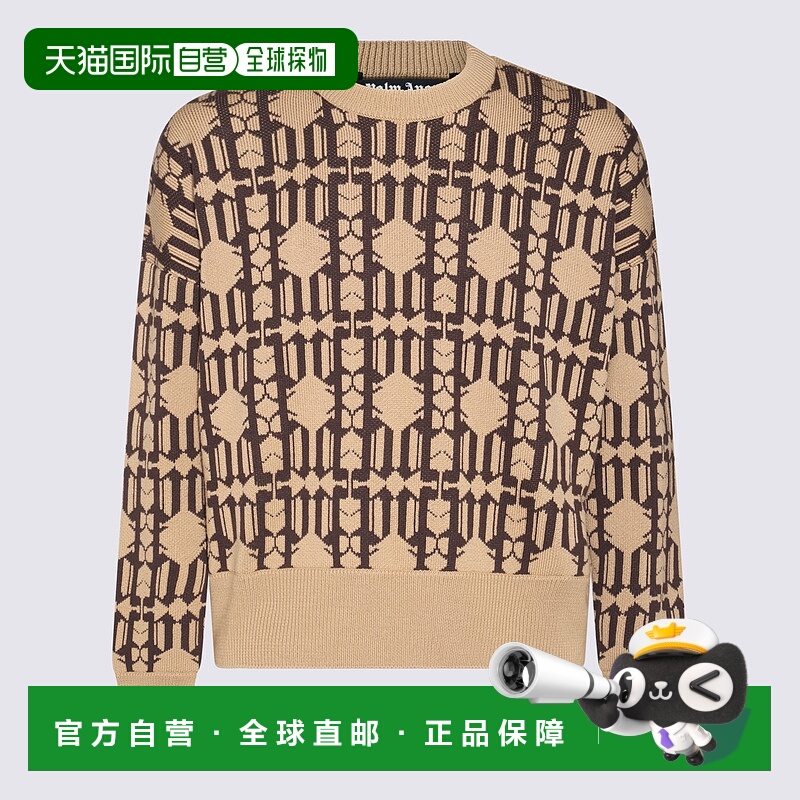 1h可退 欧洲直邮PALM ANGELS 男士针织毛衣PMHE053E23KNI0016160