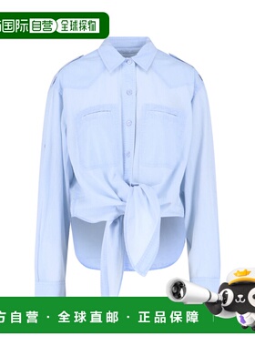 1h可退 香港直邮ISABEL MARANT 女士 MARANT ETOILE 蓝色衬衫 CH0