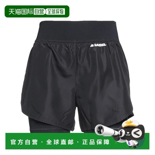 吉尔 桑达 女士 1h可退 black黑色 Sander 短裤 舒适 香港直邮Jil