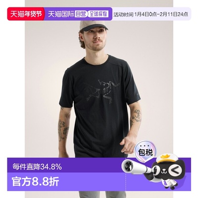 欧洲直邮Arc'teryx 始祖鸟男士T恤 IONIA MERINO WOOL LOGO SHIRT