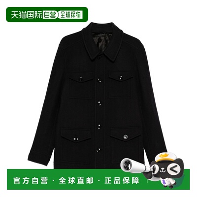 香港直邮Tom Ford 翻盖口袋前扣长袖男装夹克 OJM021FMW058