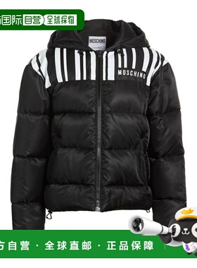 1h可退 香港直邮Moschino 莫斯奇诺 男士 Shell 夹克 black黑色