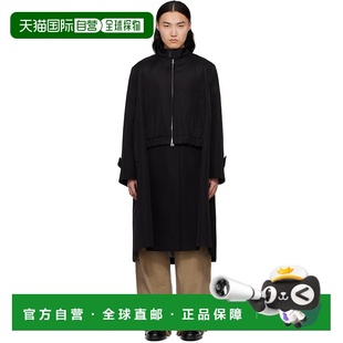 黑色 Double Faced 1h可退 Cotton 男士 Silk 大衣 香港直邮Sacai
