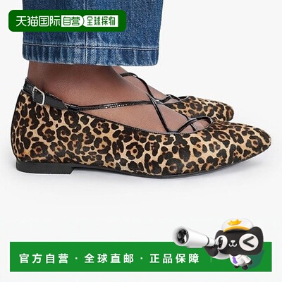 欧洲直邮APC 女士黑色皮革芭蕾舞鞋单鞋女鞋
