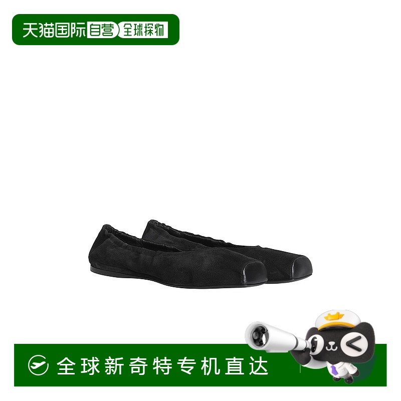 1h可退 香港直邮Alaia 女士 芭蕾平底鞋 3A070CK324 black黑色 舒