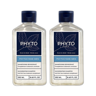 欧洲直邮Phyto发朵 男士防脱发丰盈洗发水250mlx2 滋养正品控油