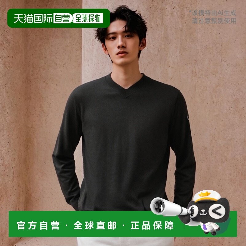 香港直邮EA7 Emporio Armani 小V领长袖针织衫 SLM07MSL04M