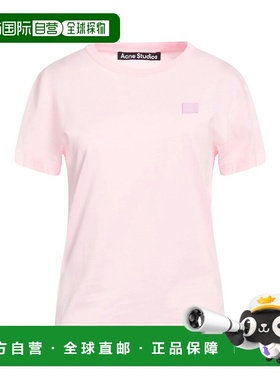 1h可退 香港直邮Acne Studios 艾克妮 女士 基础款T恤 pink粉色