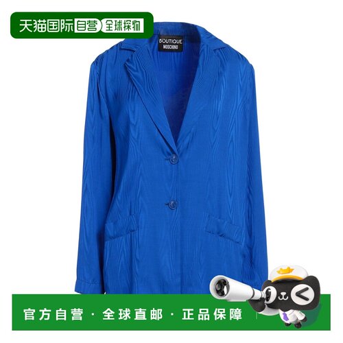 香港直邮moschino 女士 西装外套 blue蓝色 舒适时尚
