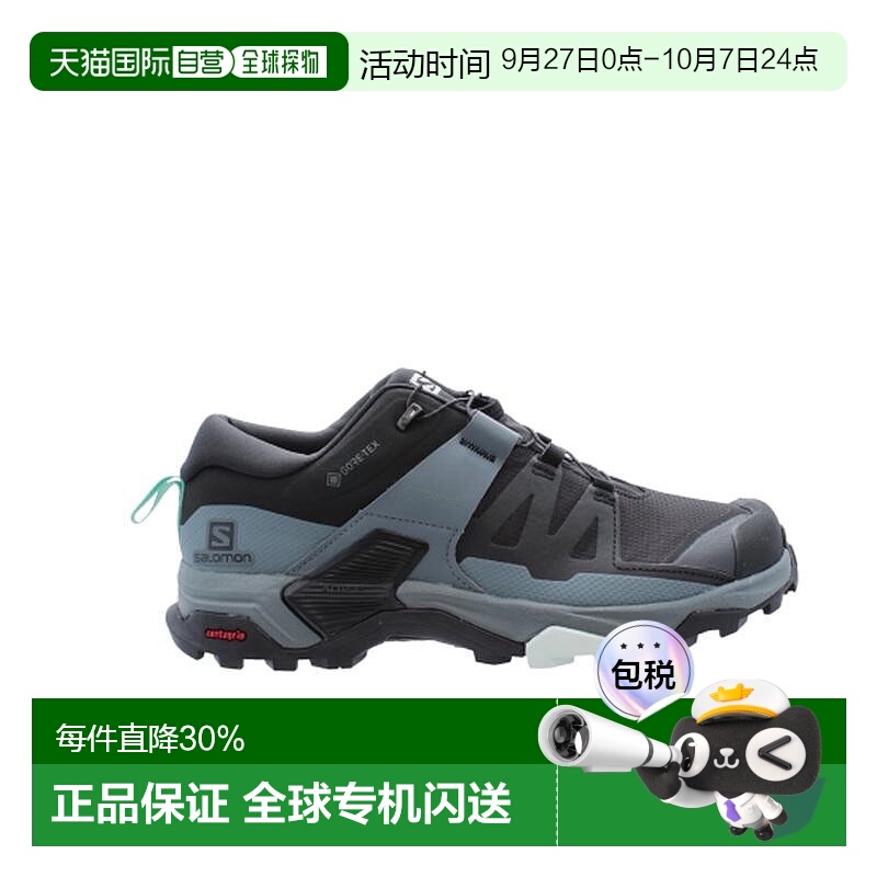 自营欧洲直邮Salomon萨洛蒙 X ULTRA 4 GTX女士黑色防水户外鞋新