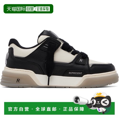 香港直邮Represent 男士 黑色 & 灰白色 Studio 运动鞋 MLM9754BL