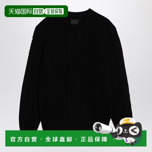 香港直邮GIVENCHY 男士针织衫 BM90RX4YJJ CO 黑色【付后1h可退】