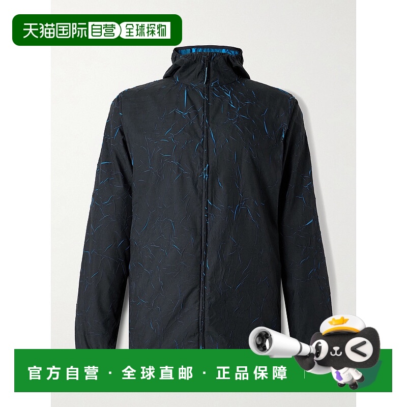 1h可退 香港直邮On 男士 Pace Recycled-Shell 印花连帽夹克 1ME3