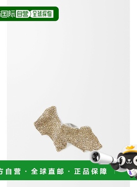 自营1h可退 欧洲直邮LOEWE/罗意威 女士银色/金黄色纯银/水晶戒指