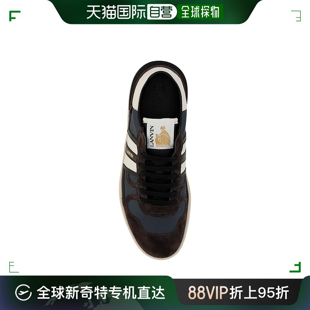 香港直邮LanvinLANVIN黑色男士运动鞋 FMSKDK00-NASHP23-B103