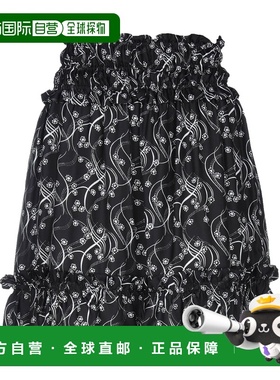 香港直邮kenzo 高田贤三 女士 迷你半身裙 black黑色 舒适时尚