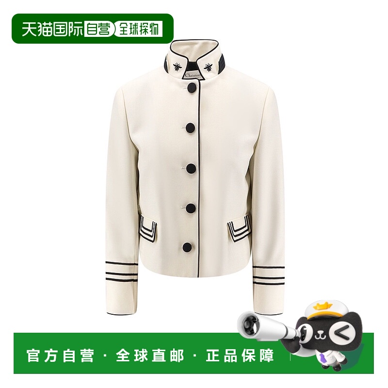 香港直邮DIOR 迪奥 女士 羊毛马海毛西装外套 611V79A1030