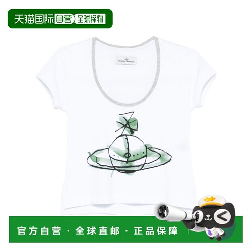 1h可退 香港直邮VIVIENNE WESTWOOD 女士T恤 1G01000ZJ001MA401