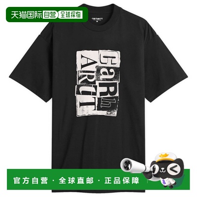 香港直邮CARHARTT WIP 男士 Moving Letterpress T恤 I03599889XX