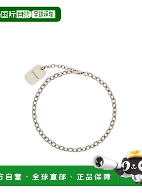 1h可退 香港直邮Saint Laurent 金属罗纹链手镯 858859Y1500