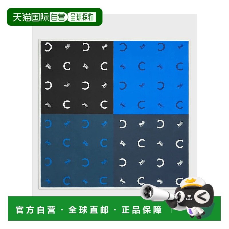 1h可退 香港直邮Celine 方形丝巾 2AW902Q23.