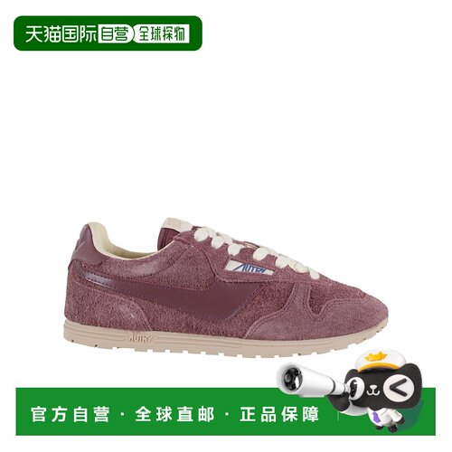 香港直邮AUTRY 女士运动鞋 WSLWUA03 AW2025 酒红色支付后1h可退