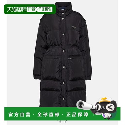 香港直邮Prada 普拉达 女士 Re-Nylon 羽绒服 black黑色 舒适时尚