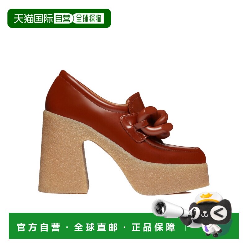 香港直邮Stella McCartney 徽标高跟鞋单鞋 810278W1E80松糕鞋