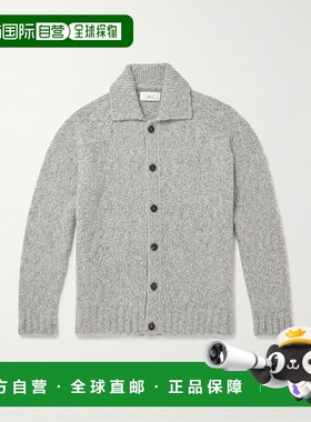 香港直邮Mr P. 男士 羊驼毛混纺针织开衫 MPK242017PUNOFLAMBENM2
