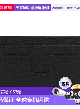 1h可退 香港直邮Tom Ford 汤姆 福特 男士 黑色皮革卡套 Y0232LCL