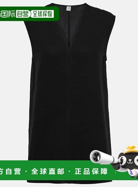 香港直邮TOT&Ecirc;ME 女士 Fluid 上衣 black黑色 舒适时尚女装