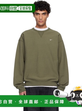 香港直邮Nike 耐克 男士 绿色 Solo Swoosh 套头衫 HV1086222