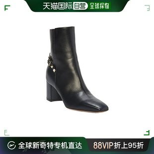 粗跟短筒靴 99新未使用 香港直邮Valentino 1W2S0FJ2NAP