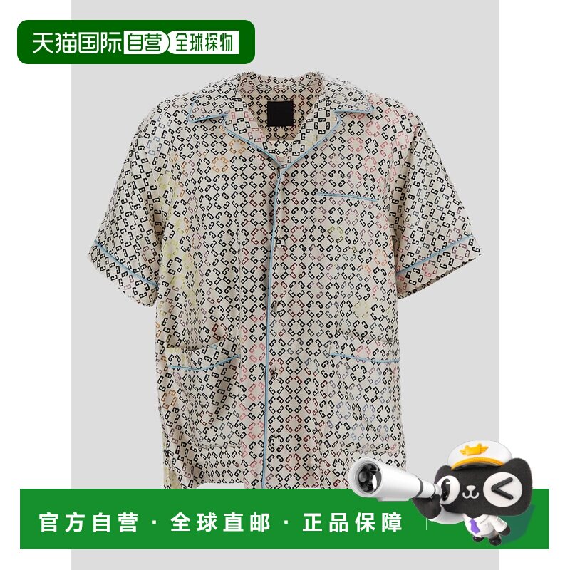 1h可退 香港直邮GIVENCHY 男士衬衫 BM613U15Z8960 AW2025 白色