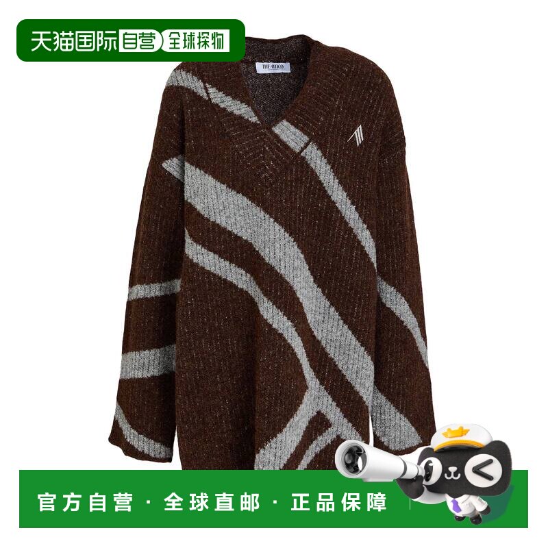 1h可退 香港直邮The Attico 女士 毛衣 brown棕色 舒适时尚