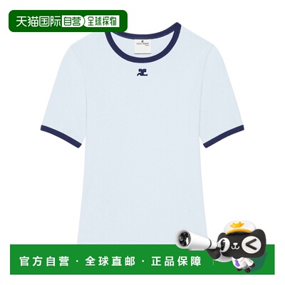 1h可退 Courreges 短袖T恤 125JTS017JS0203