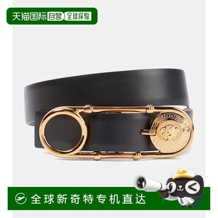 001180牛皮 香港直邮Versace 范思哲 女士 别针皮带腰带