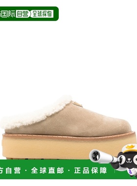 香港直邮Prada 露跟穆勒鞋 1S715NJFTFZG50厚底女鞋一脚蹬普拉达