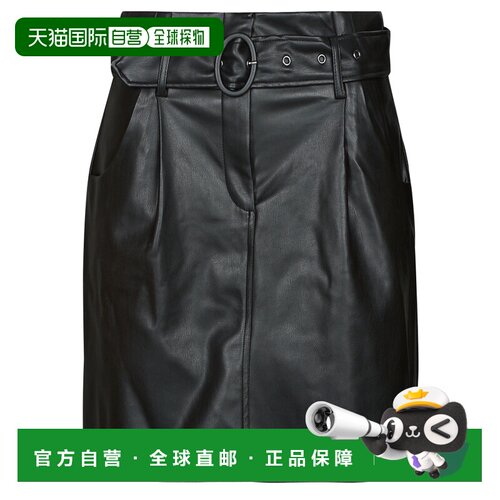 欧洲直邮Vila VICHOOSY HW COATED SKIRT 女装短裙 14076158-BLAC