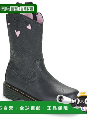 欧洲直邮Dr. MartensBex Heart P-O Boot J Black Classic Nappa