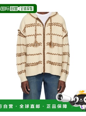 1h可退 香港直邮Isabel Marant 刺绣图案拉链针织衫 CA0169HAD1L0