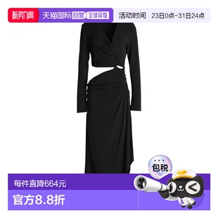 女士 长款 连衣裙 1h可退 舒适时尚 white black黑色 香港直邮off