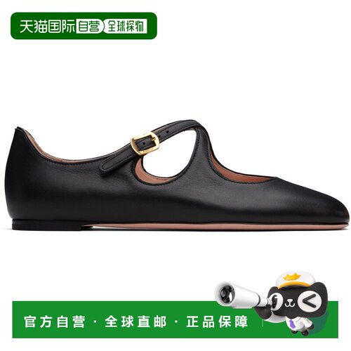 1h可退 香港直邮Bally 巴利 女士 方头芭蕾舞鞋 WA051BNA051单鞋