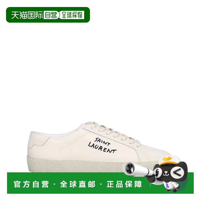 1h可退 香港直邮Saint Laurent 圣罗兰 女士 运动鞋 beige米色 舒