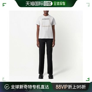 白色女士T恤 香港直邮BURBERRY 99新未使用 8064473